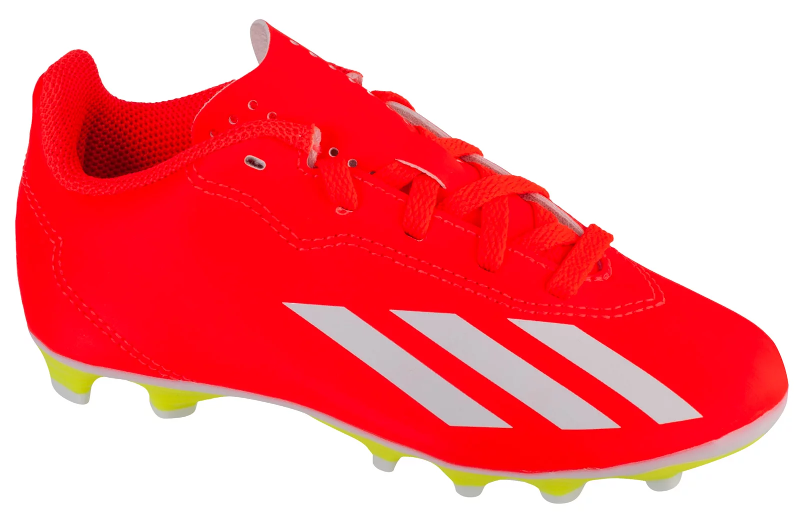 adidas X Crazyfast Club Jr FXG IF0720, Dla chłopca, Czerwone, buty piłkarskie - korki, skóra syntetyczna, rozmiar: 37 1/3