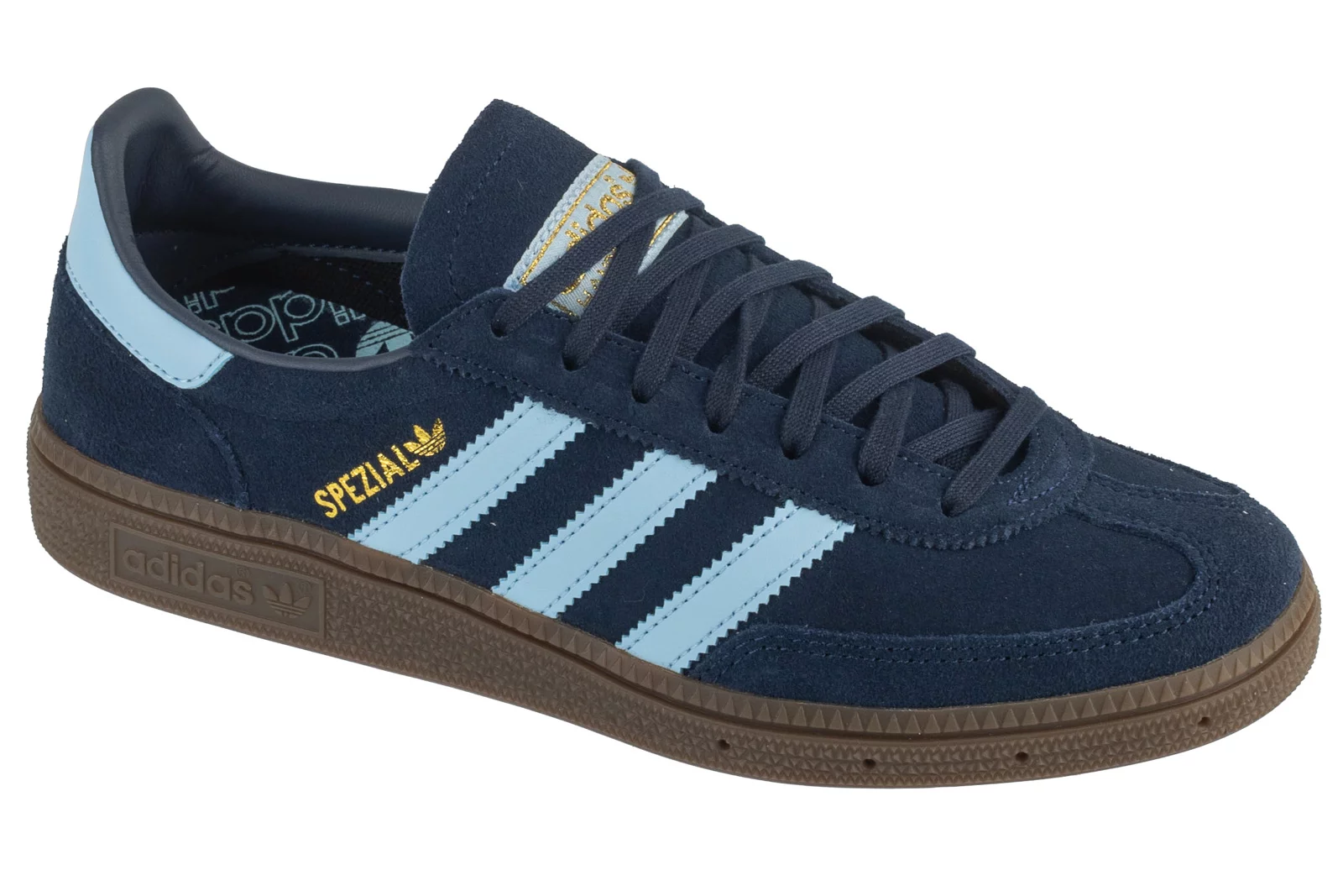 adidas Handball Spezial J IH8011, Dla chłopca, Granatowe, buty sneakers, skóra zamszowa, rozmiar: 36 2/3