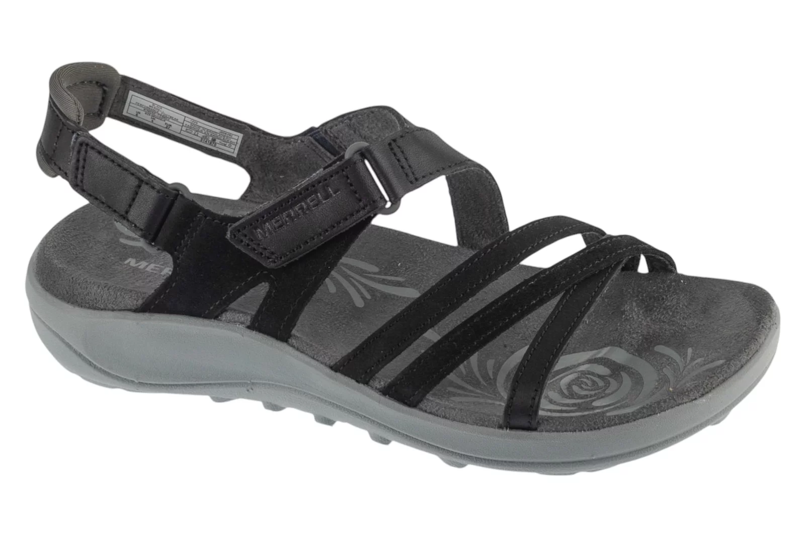 Merrell Harbor Backstrap J008362, Damskie, Czarne, sandały, skóra licowa, rozmiar: 37