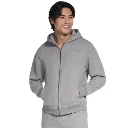 Skechers Max Soft Full Zip Hoodie JA507-LTGY