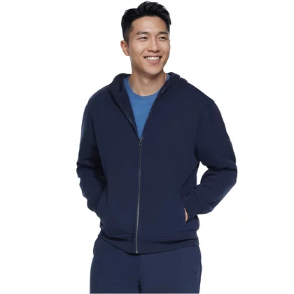 Skechers Max Soft Full Zip Hoodie JA507-NVY
