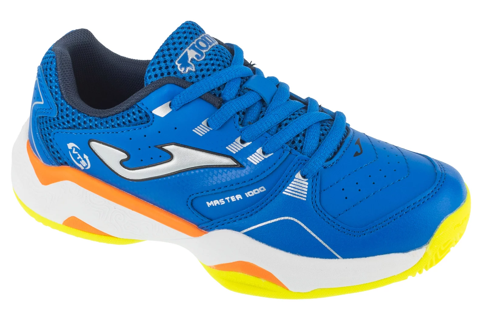 Joma Master 1000 Jr 2504C JMATW2504C, Dla chłopca, Niebieskie, buty do tenisa, skóra syntetyczna, rozmiar: 37