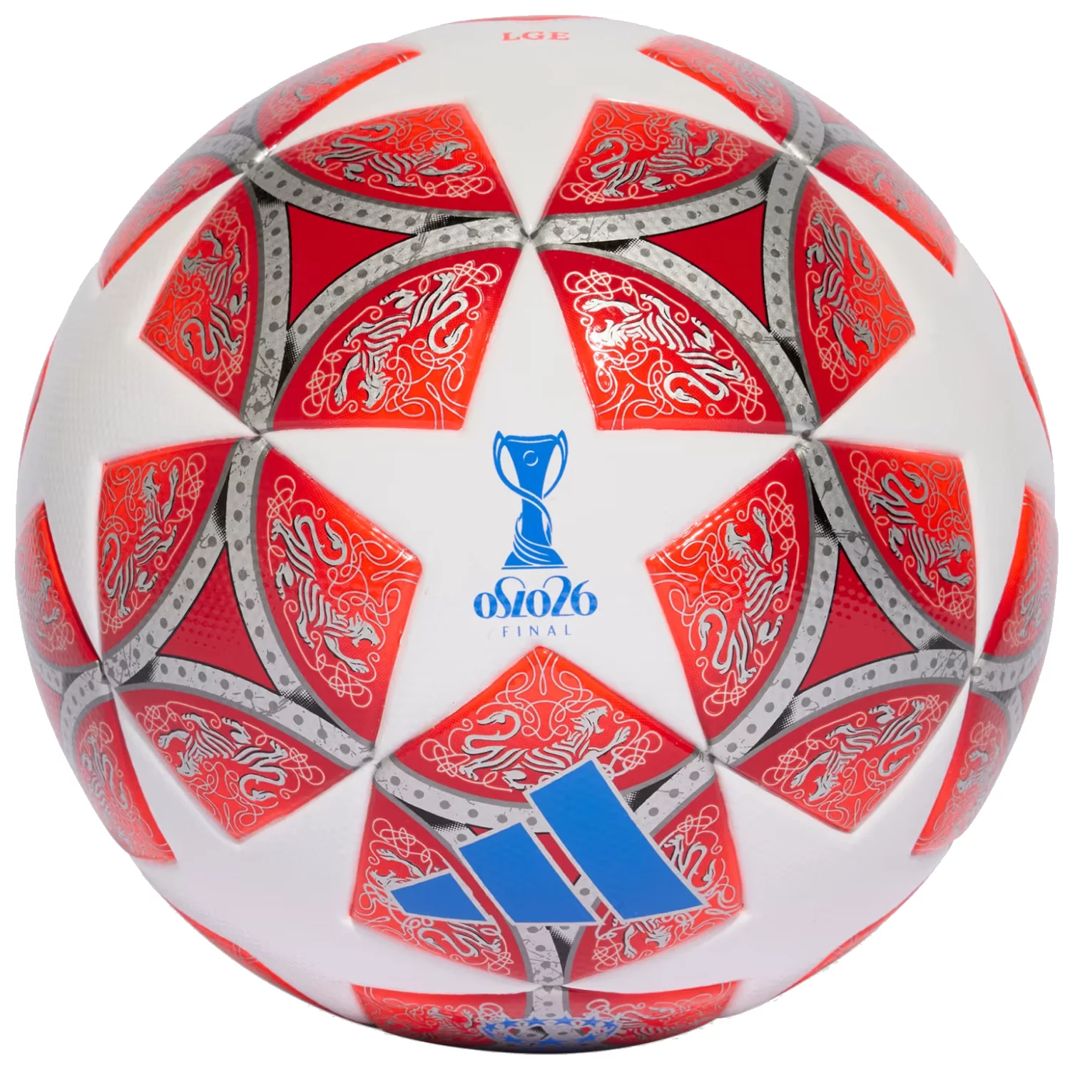 adidas UEFA Womens Champions League FIFA Quality Ball JW1326, Damskie, Czerwone, piłki do piłki nożnej, TPU, rozmiar: 5