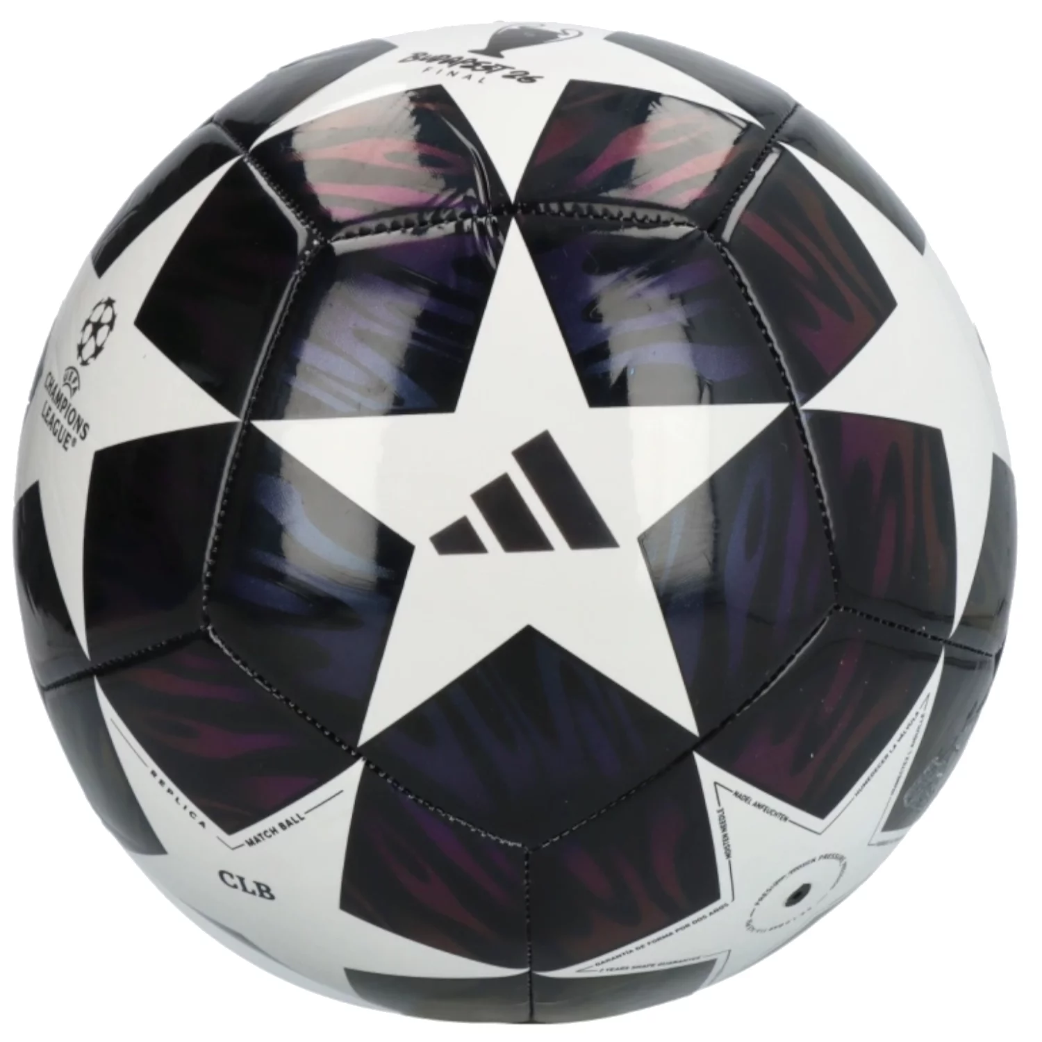 adidas UEFA Champions League Final Club Ball JX9091, Unisex, Wielokolorowe, piłki do piłki nożnej, TPU, rozmiar: 4