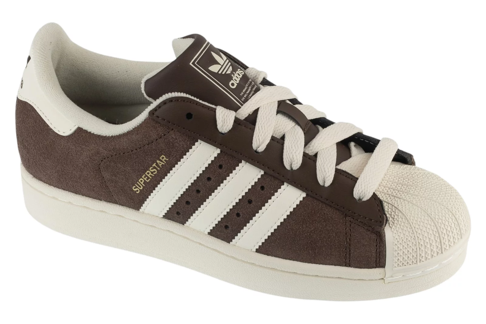 adidas Superstar II W KI1457, Damskie, Brązowe, buty sneakers, skóra zamszowa, rozmiar: 38
