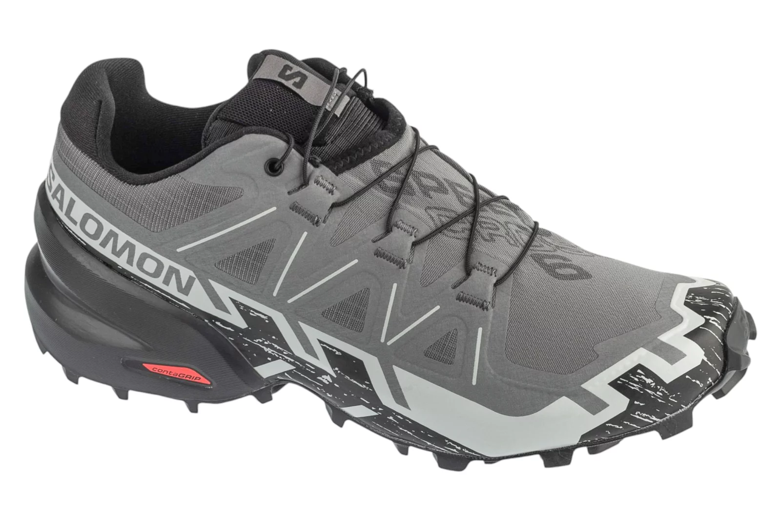 Salomon Speedcross 6 Wide L41744100, Męskie, Szare, buty do biegania, tkanina, rozmiar: 48