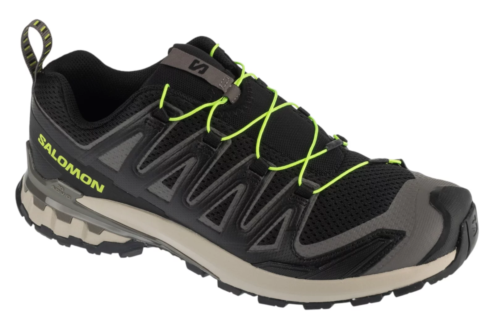 Salomon XA Pro 3D v9 L47986500, Męskie, Czarne, buty do biegania, przewiewna siateczka, rozmiar: 44