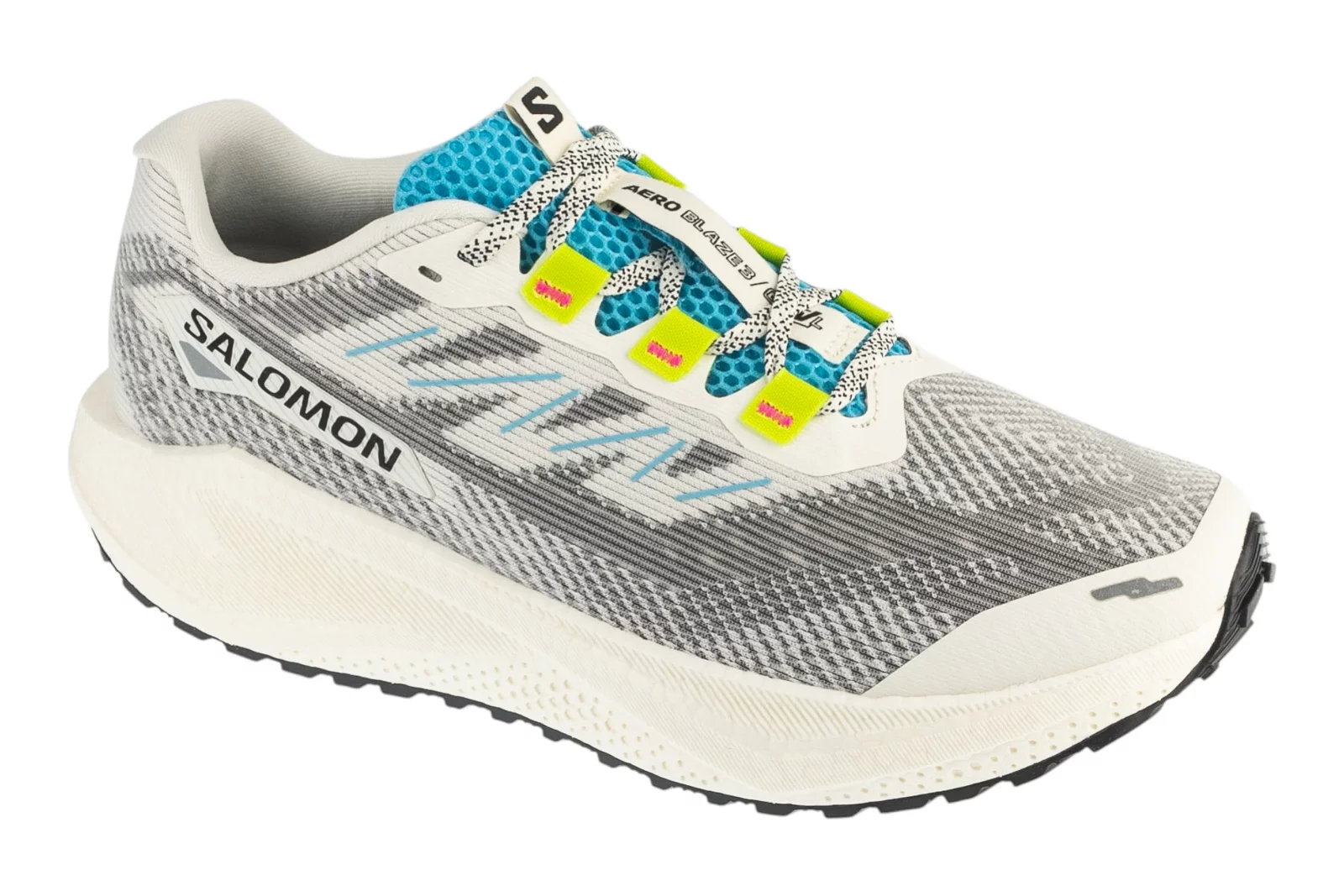 Salomon Aero Blaze 3 Grvl L49106200, Męskie, Szare, buty do biegania, tkanina, rozmiar: 47 1/3