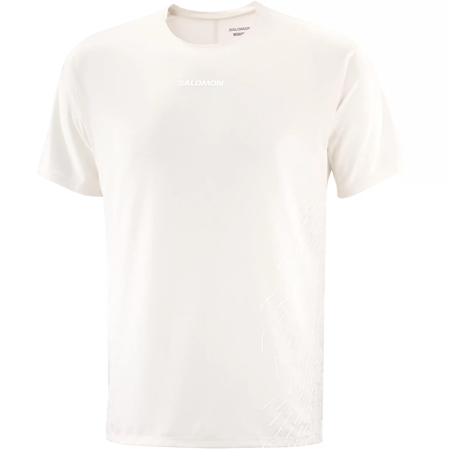 Salomon Sense Aero SS Tee Gfx M LC2700100, Męskie, Białe, t-shirty, poliester, rozmiar: XL