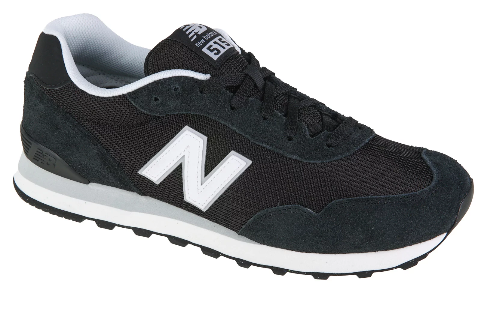 New Balance ML515BLK, Męskie, Czarne, buty sneakers, tkanina, rozmiar: 45,5