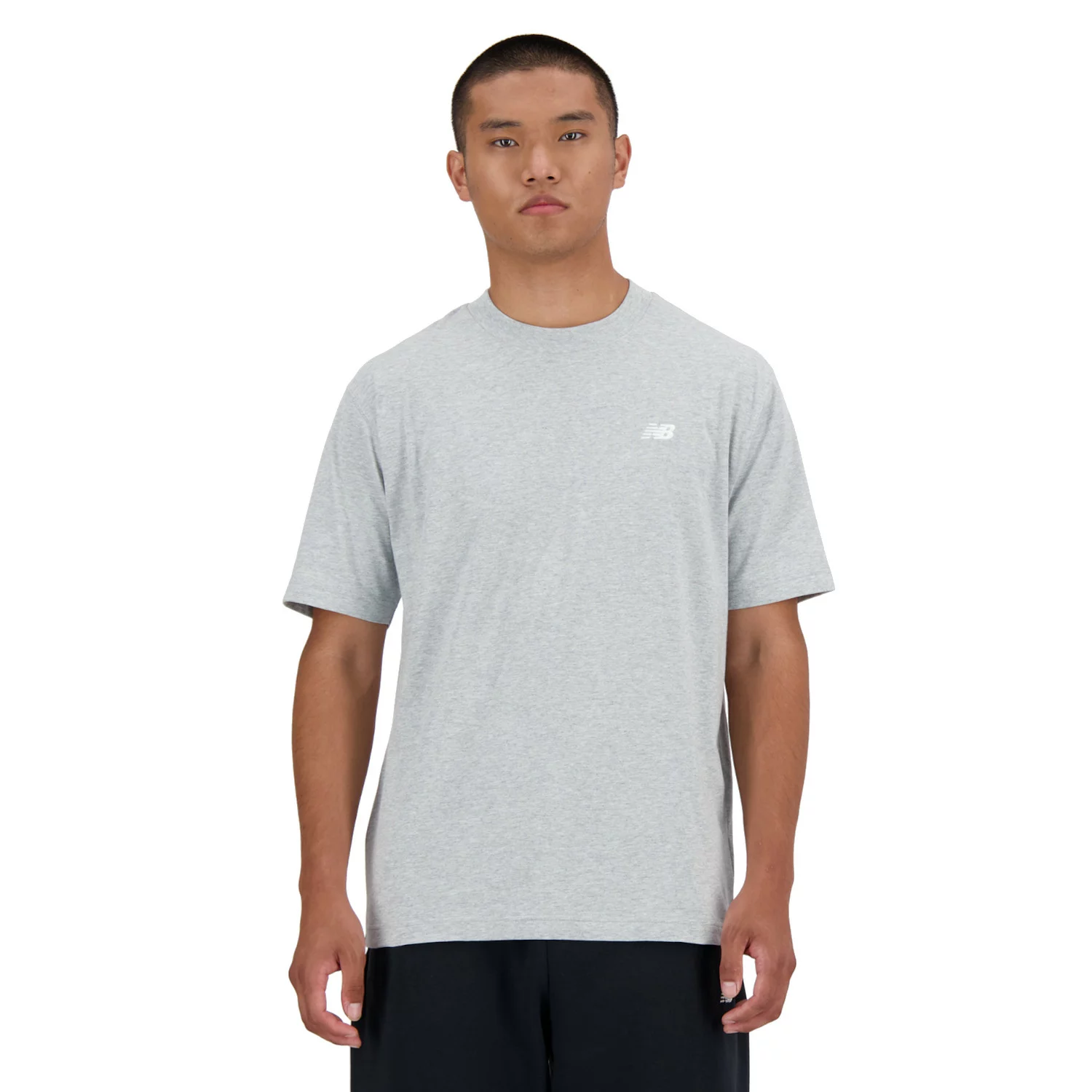 New Balance Sport Essentials Cotton T-Shirt MT41509AG, Męskie, Szare, t-shirty, bawełna, rozmiar: M