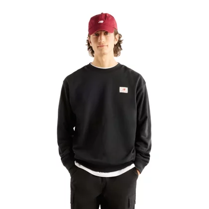 New Balance Woven Label Crew MT6175T5BK