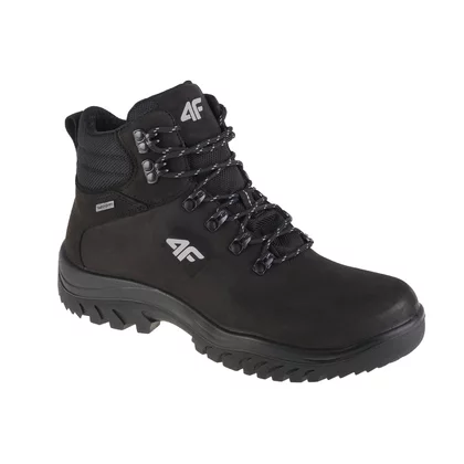 4F Men's Trek OBMH257-21S męskie buty trekkingowe, Czarne 001