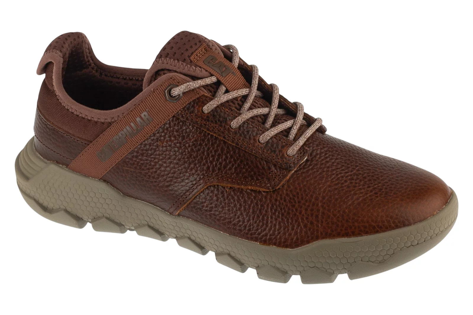 Caterpillar Hex Lite Leather BT P726639, Męskie, Brązowe, buty sneakers, skóra licowa, rozmiar: 46