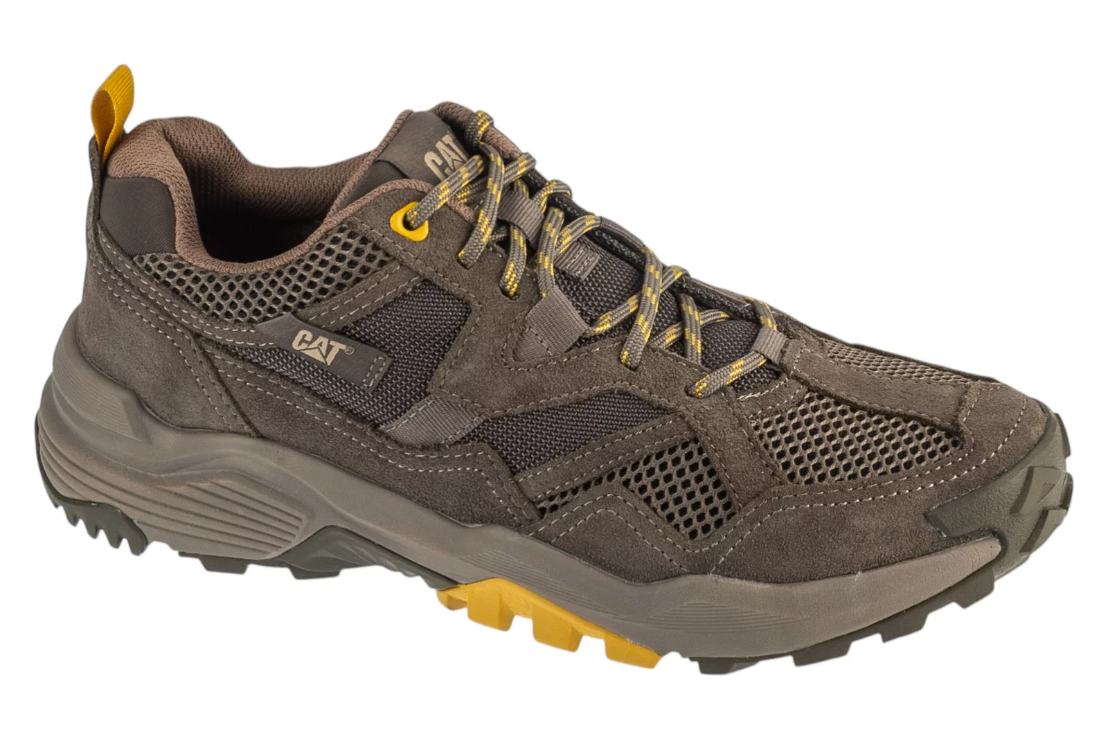 Caterpillar Grapple Suede Mesh P726775, Męskie, Brązowe, buty sneakers, przewiewna siateczka, rozmiar: 42