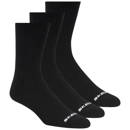 Skechers 3pk Unisex Non Terry Crew S601102-001