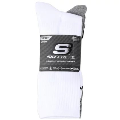 Skechers 3pk Unisex Non Terry Crew S601102-107