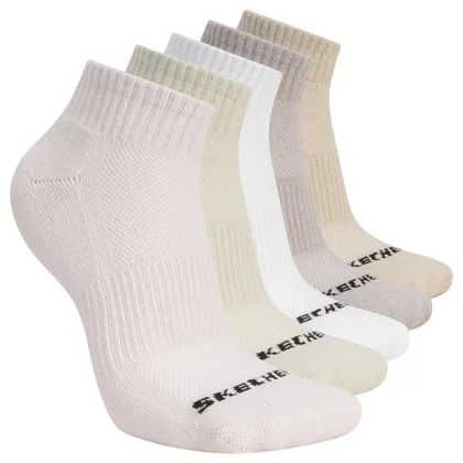 Skechers 5pk Unisex 1/2 Terry Qtr Crew S602095-680