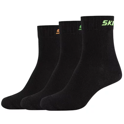 Skechers 3PPK Boys Mech Ventilation Socks SK41064-9999