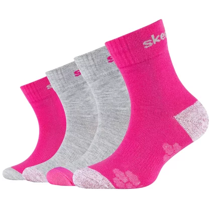 Skechers 4PPK Wm Mesh Ventilation Glow Socks SK41091-4541