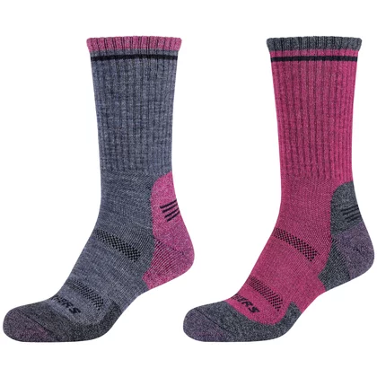 Skechers 2PPK Women Trail Wool Socks SK41105-5700