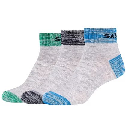 Skechers 3PPK Wm Mesh Ventilation Quarter Socks SK42022-9200