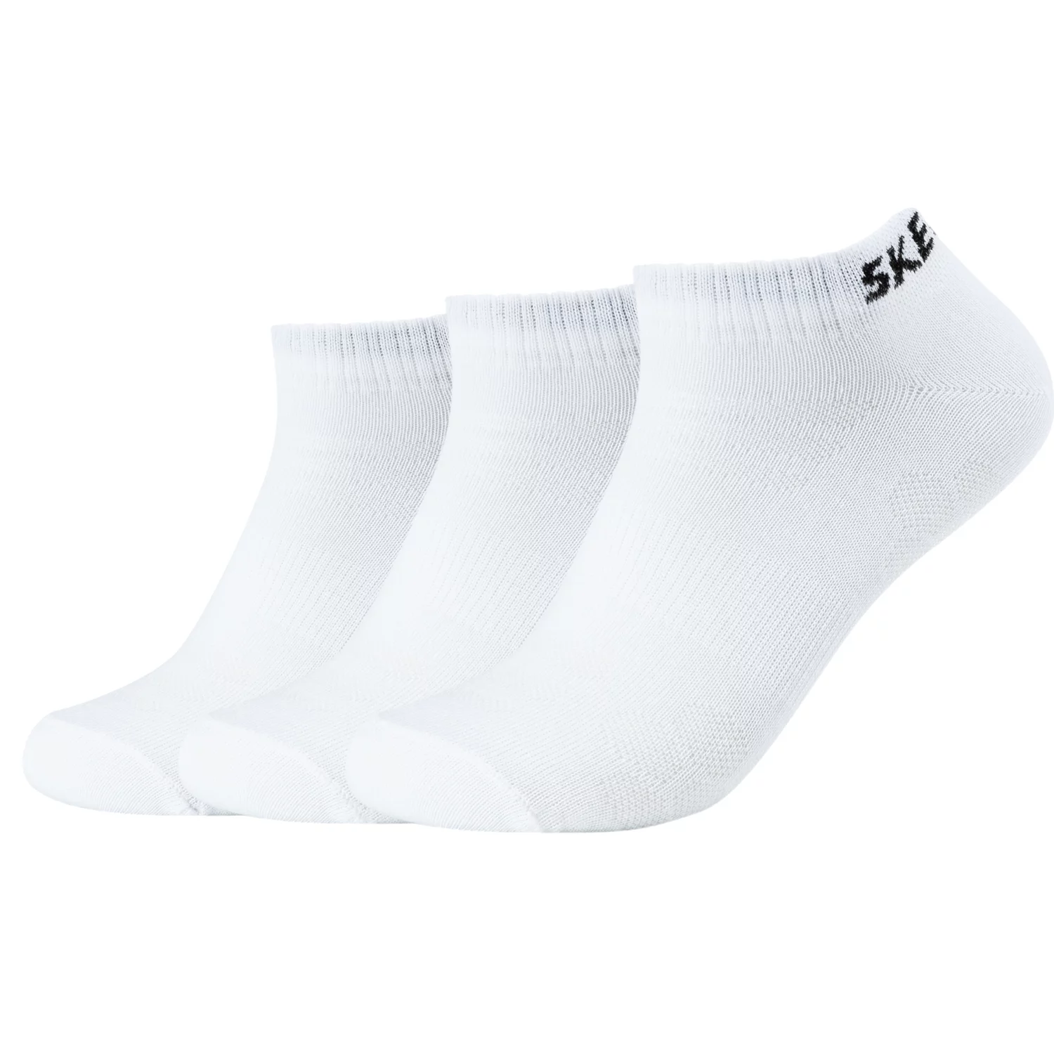 Skechers 3PPK Mesh Ventilation Socks SK43022-1000, Unisex, Białe, skarpetki, bawełna, rozmiar: 35-38