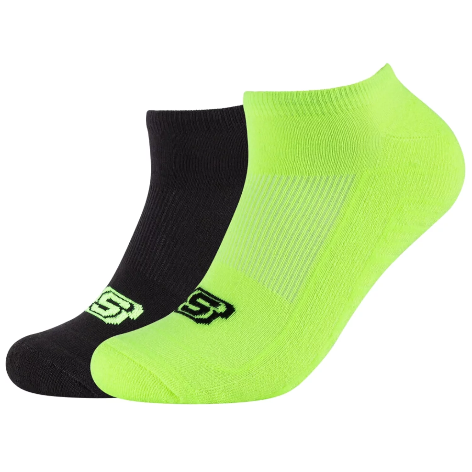 Skechers 2PPK Basic Cushioned Sneaker Socks SK43024-0201, Unisex, Zielone, skarpetki, bawełna, rozmiar: 35-38