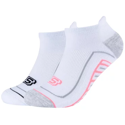 Skechers 2PPK Basic Cushioned Sneaker Socks SK43024-1001