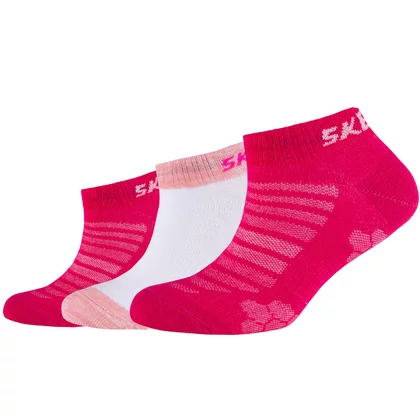 Skechers 3PPK Girls Mesh Ventilation Socks SK43032-0402
