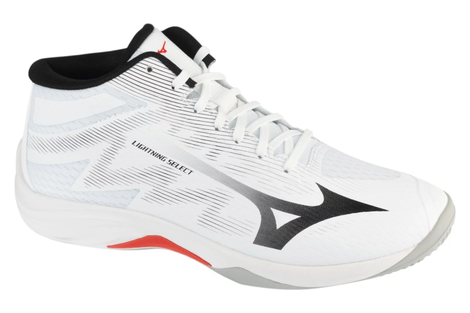 Mizuno Lightning Select Mid V1GA267559, Unisex, Białe, buty do siatkówki, syntetyk, rozmiar: 40