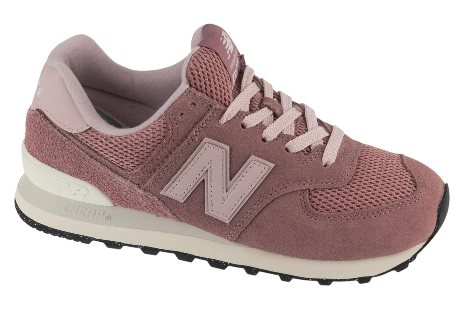 New Balance W57424E, Damskie, Różowe, buty sneakers, skóra zamszowa, rozmiar: 40,5