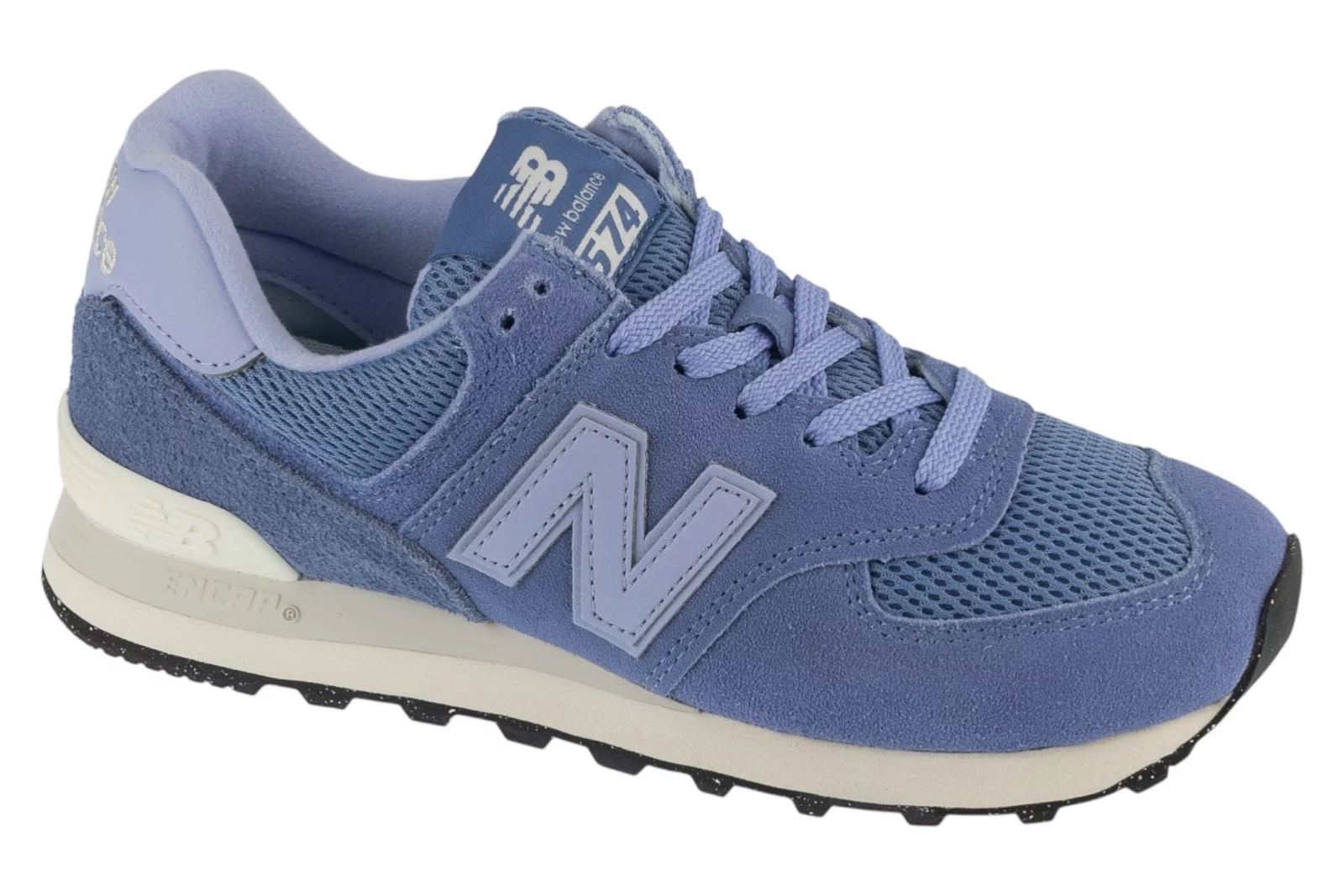 New Balance W57458W, Damskie, Niebieskie, buty sneakers, skóra zamszowa, rozmiar: 36