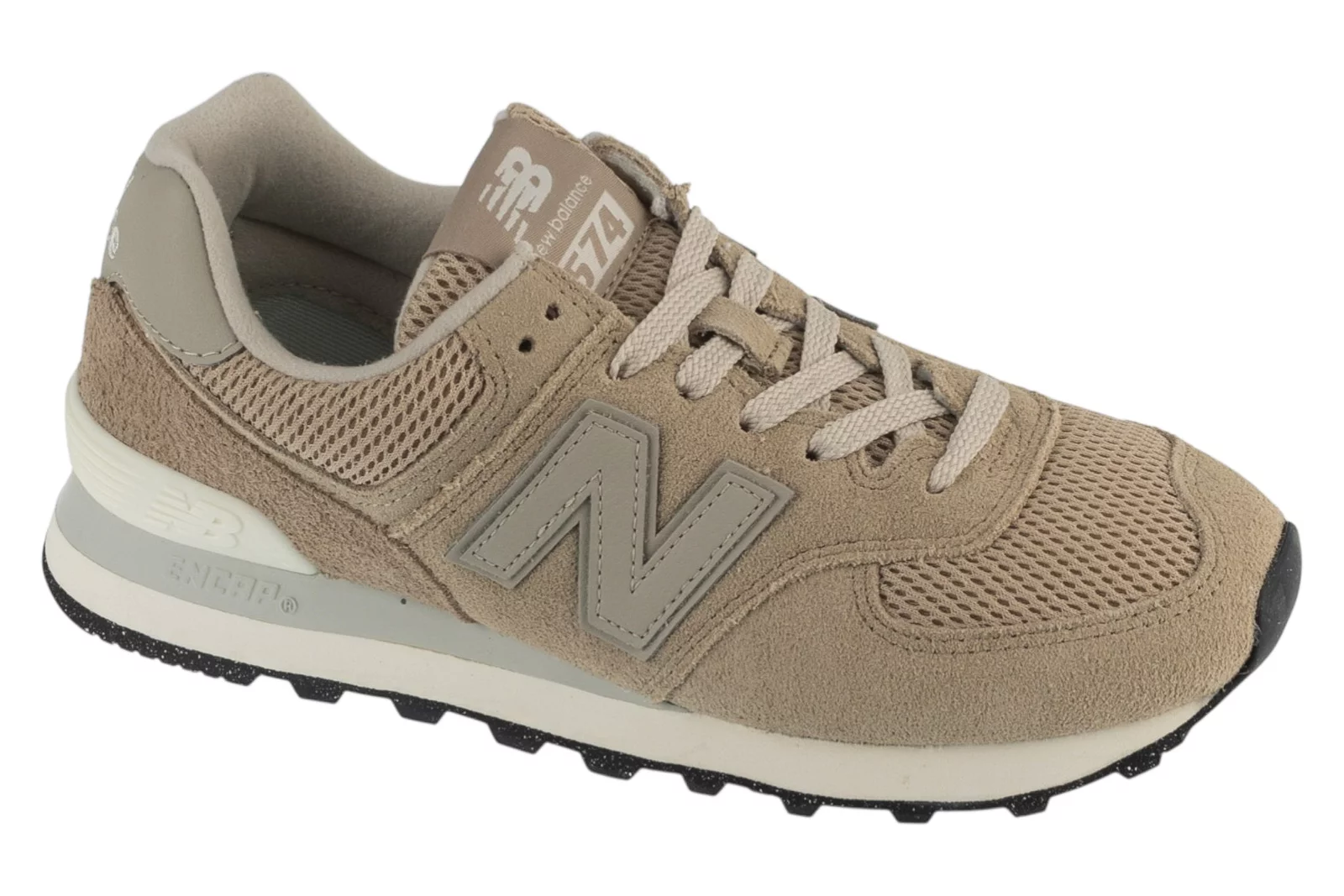 New Balance W5746J3, Damskie, Beżowe, buty sneakers, skóra zamszowa, rozmiar: 36