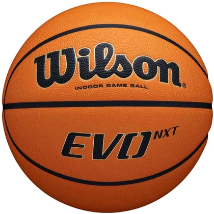 Wilson EVO NXT FIBA Game Ball WTB0966XB unisex piłki do koszykówki, Pomarańczowe 001