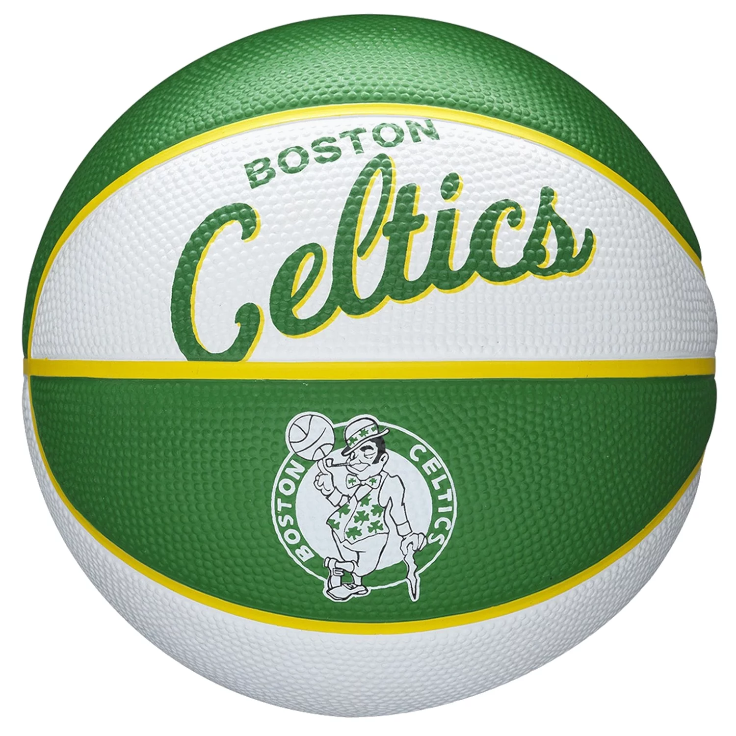 Фото - Баскетбольний м'яч Wilson NBA Team Retro Boston Celtics Mini Ball WTB3200XBBOS, Unisex, Zielo 