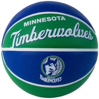 Wilson Team Retro Minnesota Timberwolves Mini Ball WTB3200XBMIN