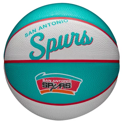 Wilson NBA Team Retro San Antonio Spurs Mini Ball WTB3200XBSAN