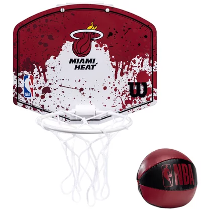 Wilson NBA Team Miami Heat Mini Hoop WTBA1302MIA