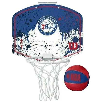 Wilson NBA Team Philadelphia 76ers Mini Hoop WTBA1302PHI