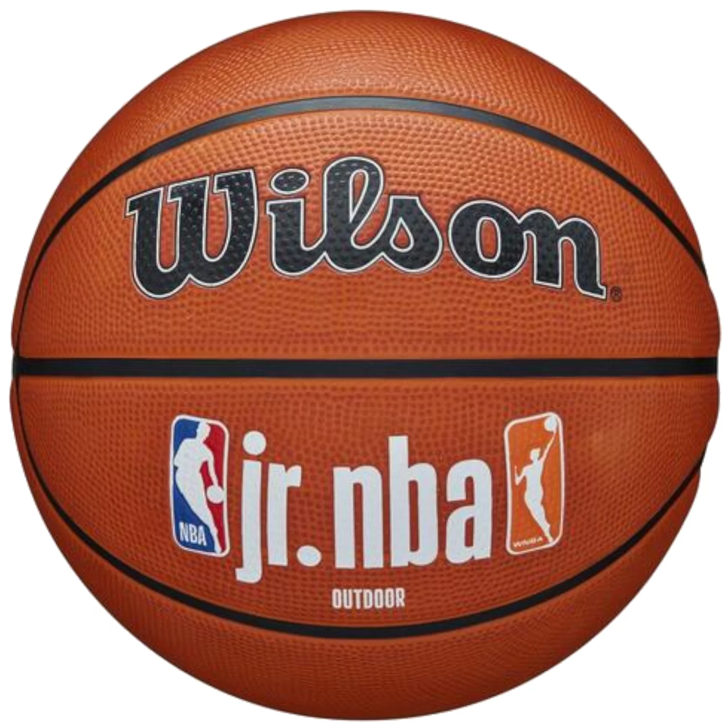 Фото - Баскетбольний м'яч Wilson Jr NBA Fam Logo Authentic Outdoor Ball WZ3011801XB, Unisex, Pomarań 