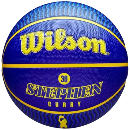 Wilson NBA Player Icon Stephen Curry Outdoor Ball WZ4006101XB7