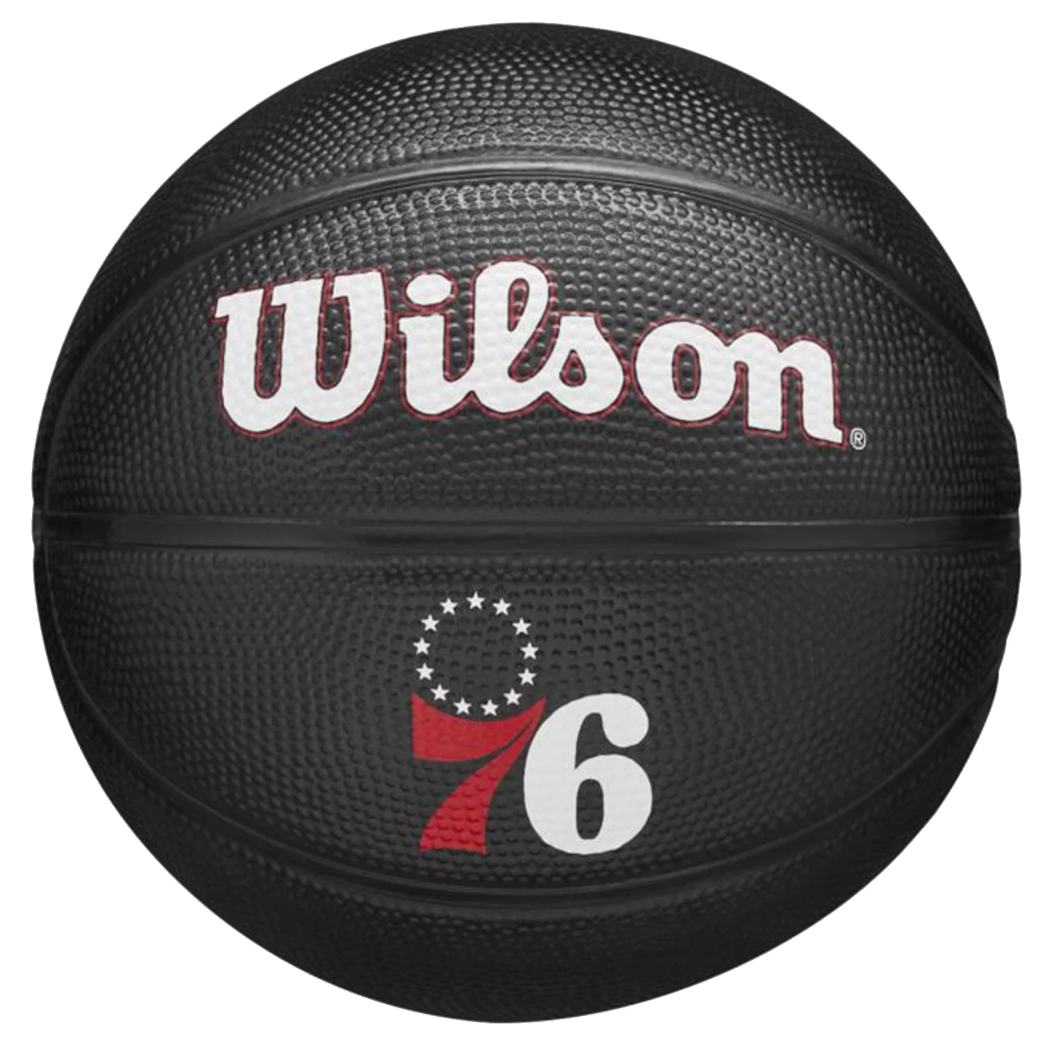Фото - Баскетбольний м'яч Wilson Team Tribute Philadelphia 76ers Mini Ball WZ4017611XB, Unisex, Czar 