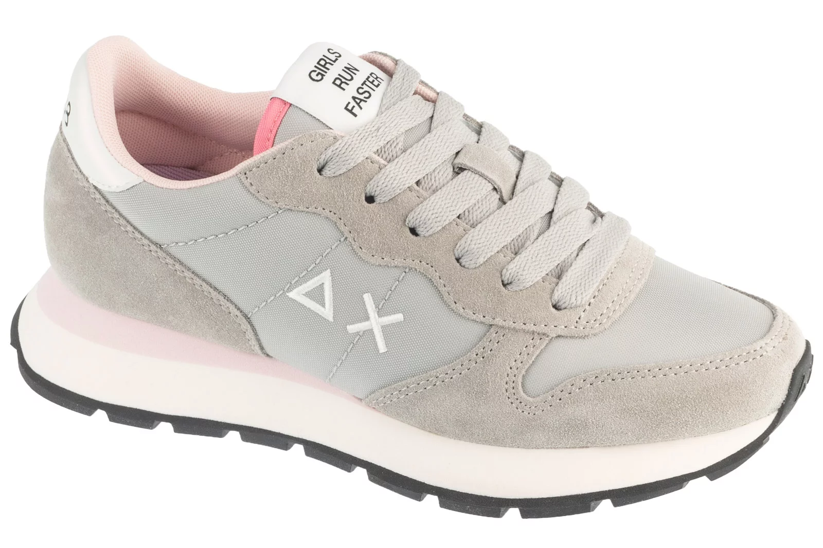 SUN68 Ally Solid Z36201-06, Damskie, Szare, buty sneakers, skóra zamszowa, rozmiar: 41