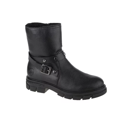 Rieker Booties Z9155-00 damskie buty zimowe, Czarne 001